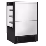 Commercial multideck display fridge - Open front - 900mm - 287L - with 3 shelves - Black