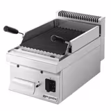 Gas lavasteengrill MARIO 600 - 5,5kW - Tafelmodel - D600mm - Roestvrij staal