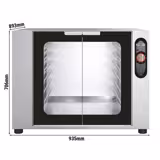 Mayalama Dolabı - Manuel - 12 Tepsili - 600x400mm veya GN 1/1 - BKDV1200-2SM & HV1200-1TL ile Uyumlu