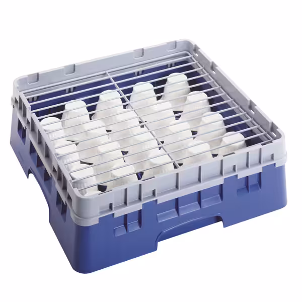 (6 stuks) CAMBRO | CAMRACK® - Afdekrooster voor basismand - 500x500mm - Grijs