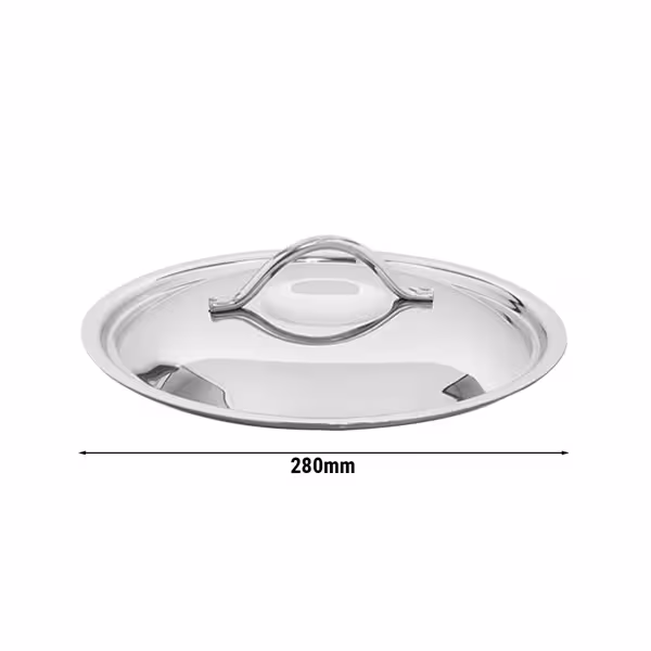 Topfdeckel - Edelstahl - Ø 280mm 