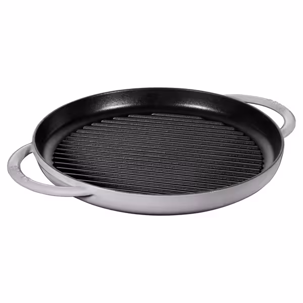 STAUB | GRILL PANS - Pure Grill - Ø 300mm - Gietijzer - Grafietgrijs