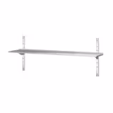 Mensola a parete in acciaio inox PREMIUM - 1800x400mm - con 2 ripiani