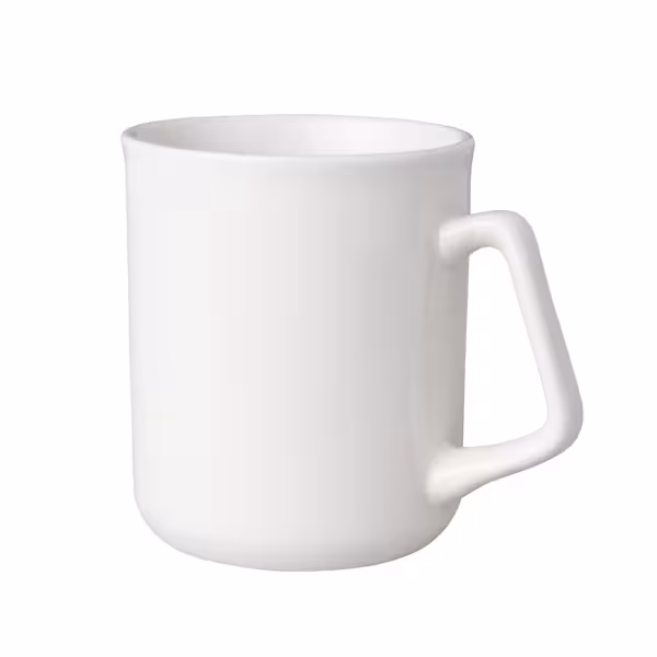 (6 pcs) Budgetline - Tasse à café - 250ml - Blanc