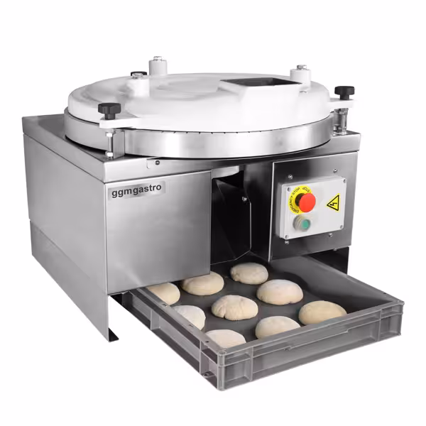 Commercial Dough Rounder - for pizza & bread dough - 250W - weight range: ~310g - up to 500pcs/h