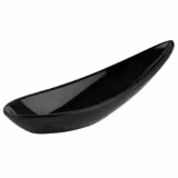 (12 pcs) Cuillère amuse-bouche FRIENDLY - PET recyclé - 110mm - Noir - 12 pièces