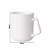 (6 pcs) Budgetline - Tasse à café - 250ml - Blanc