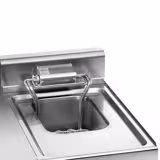 Friggitrice elettrica professionale da banco - 10+10L - 18kW - comandi meccanici - con rubinetto di scarico