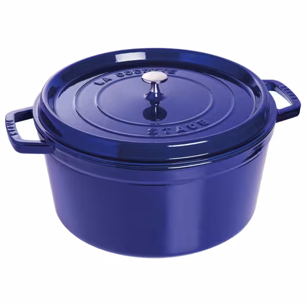 STAUB | LA COCOTTE - Kookpot - Ø 300mm - Gietijzer - Donkerblauw