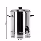 Commercial Coffee Percolator Urn – 10 L - 1.52 kW - Stainless Steel - Water Gauge - Dispense Tap
