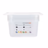 (6 pièces) CAMBRO | SafeTrak - Récipients en polypropylène GN 1/4 - laiteux - Hauteur : 100mm