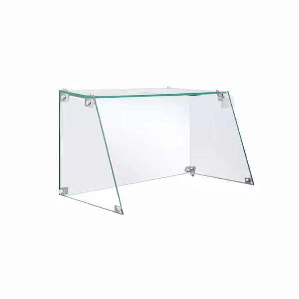 Glass Showcase for Sausage Grill - 460x250x250mm - Glass - for HDGJ5N