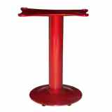 Cortadora de volante - Estilo vintage - Cuchilla: Ø 300mm - Rojo - con pedestal