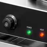 Crêpière professionnelle - Thermostat réglable - Double - Ø 400mm