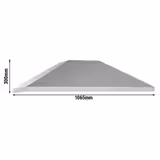 Campana para parrilla de pollo - 1065x450x300mm - acero inoxidable - con sin motor - para GM, EM y HGEM