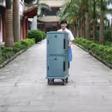 CAMBRO | ULTRA CAMCARTS® – Termobehållare för 8x GN 1/1-behållare – Skifferblå