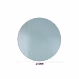 (6 pieces) SELTMANN WEIDEN | Porcelain Coupe Dinner Plates – Turquoise - Ø 21.5 cm - Flat