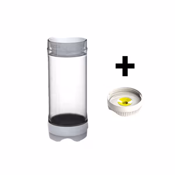 (6 pcs) Bouteille de secours avec membrane à orifice unique - 473ml