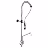 Monobloc pre-rinse spray unit 2000 - wall-mounted - with swivel spout, flexible hose & wall bracket included