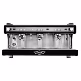 WEGA | Airy - Macchina da caffè espresso - 3 gruppi - 5,6 kW - con 2 montalatte e acqua calda - Nero