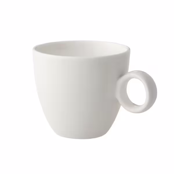 (6 szt.) BART - Filiżanka do kawy [Bart] - 145ml - Elfenbinowy - Porcelana - sztaplowana