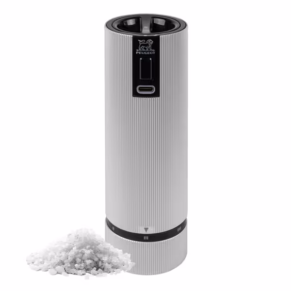 PEUGEOT | LINE - Electric Salt Mill - Aluminum - Height: 150mm