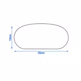 Fabbricatore di cubetti di ghiaccio - Semicircolare - 6 kg/24 h