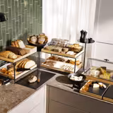 Buffet fa doboz - VALO - tölgyfa, olajozott - 530x325 mm - Magasság: 85 mm - kompatibilis: GN 1/1