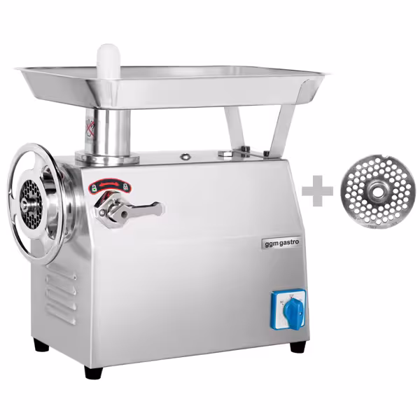 Picadora de carne eléctrica profesional boca 32 - 350kg/h - 2,2 kW