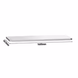 Étagère intermédiaire - 1600 x 563 mm - compatible avec tables de travail ATK166 & ATK166A