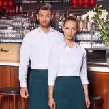 (6 st.) Karlowsky - Bistroförkläde Basic - Tallgrön