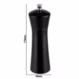 (6 uds) Molinillo de sal - MIDNIGHT - Madera - Altura: 170mm - Negro