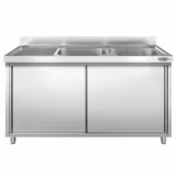 Spülschrank PREMIUM - 2000x600mm - mit 2 Becken rechts