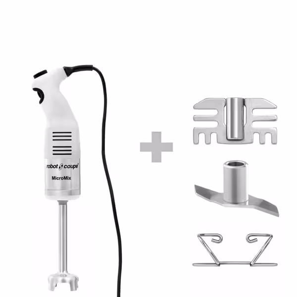 ROBOT COUPE | MicroMix - Staafmixer incl. 165mm staafmixerkan - 220 W - 1500 tot 14.000 tpm - 9 snelheden