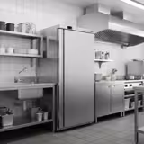 Congelator de depozitare otel inoxidabil ECO - 600 litri - cu 1 ușă & 11 coșuri - Interiorul ușii este fabricat din plastic