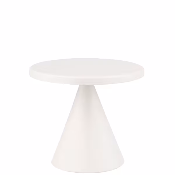 Tafellamp - CONE MINI - oplaadbaar - draadloos - IP54 - dimbaar in 3 standen - Ø130mm - Fluisterwit