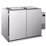 Nass-Abfallkühler - 2x 120 Liter - Aggregat Rechts