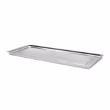 Serving Tray - Stainless Steel - with Rim - 820x270x40mm