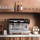 Máquina de café/expresso - 2 grupos - aço inoxidável