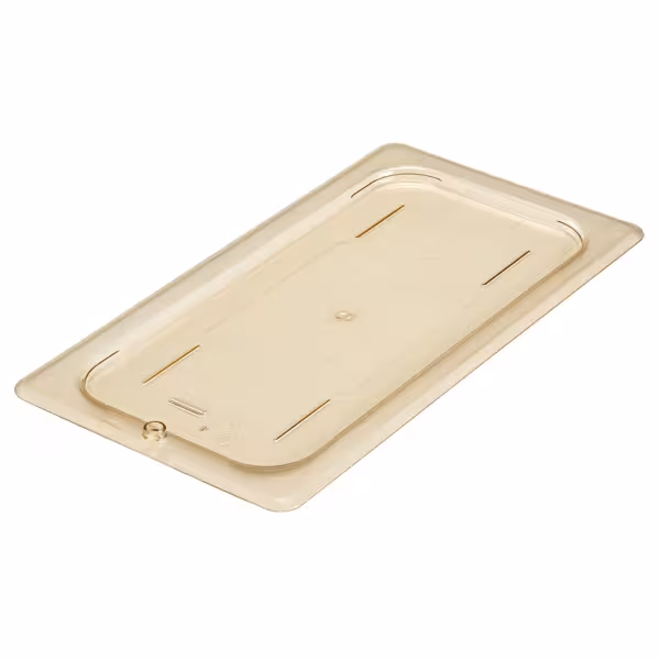(6 pcs) CAMBRO | H-PAN - Heat-Resistant GN 1/3 Flat Lids - Amber
