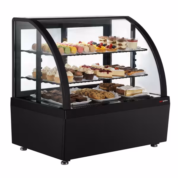 Commercial Countertop Display Fridge – 100 Litres – 705 mm – with 2 Shelves – LED Lighting