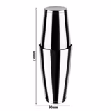 (6 pz) Shaker Boston - set 2 pezzi - acciaio inox - 700ml