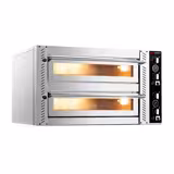 Commercial Electric Pizza Oven – 9+9 x 30 cm – Manual – Incl. Stand