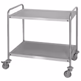 Carrito de servicio - 1,0 m - con 2 baldas