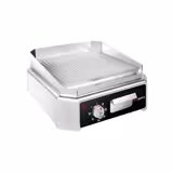 Commercial Electric Griddle - 2.5kW - Ribbed Plate - Cooking area: 405x445mm