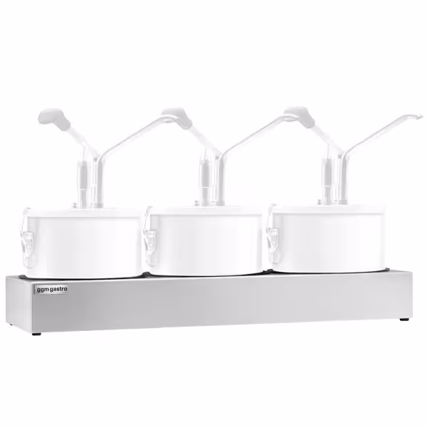 Rack (for 3x Sauce Dispenser SSMBH4) - Stainless Steel - 600x203x90mm