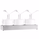 Support en inox - pour distributeur de sauces SSMBH4 - 3x 4 litres