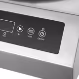 Μονή Επαγωγική εστία Wok - 3,5 kW - Ø 460 mm - με ψηφιακό έλεγχο - με τηγάνι Wok