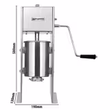 Commercial Churros Machine - 3L - Manual - with 5 Churro Nozzles