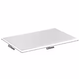 (6 pcs) GN 1/1 Gastronorm Tray - ZERO - Melamine - 530x325mm - Height: 15mm - White